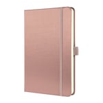 Afbeelding van Sigel Conceptum notitieboek | A5 | gelinieerd | 80 gr. | 97 vel | metallic roze | SIGSI-CO401