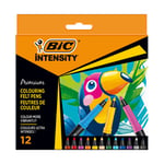 Afbeelding van BIC Intensity Premium viltstiften | 12 stuks | BIC977891