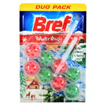 Afbeelding van Bref Power Active Toiletblok | Winter Magic Dennen | 2 stuks | QC-BRE-00066