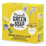 Afbeelding van Marcel's Green Soap All-In-One vaatwastabletten | Lemon | 25 tabs | QC-MAR-00138