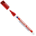 Afbeelding van Edding 400 permanent marker | rood | ronde punt | 1 mm | EDD4-400002