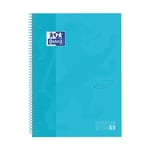 Afbeelding van Oxford Touch collegeblok | A4+ | gelinieerd | pastelblauw | 80 vel | OXF400138327