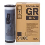 Afbeelding van Riso S-539E inktcartridge zwart 2 stuks (origineel) | RISS-539E
