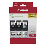 Afbeelding van Canon 2X PG-560XL/CL-561XL bundel (origineel) | CAN3712C009
