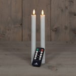 Afbeelding van Anna Collection Led Dinerkaars | 23 cm | wit | 3D vlam | 2 stuks | AN861NA2080
