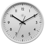 Afbeelding van NeXtime wandklok | kunststof | wit | 30 cm | NX-7320