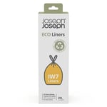 Afbeelding van Vuilniszakken met trekband 20 liter | 20 stuks | Zwart | Joseph Joseph Eco | JO700NA5646