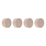 Afbeelding van Magnetoplan Wood Series magneten | hout | 30 mm | 4 stuks | MAG1665449
