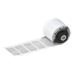 Afbeelding van Brady M6-04-7593-SL gelamineerde polyester labels zilver | 27 mm x 18 mm (origineel) | BRAM6-04-7593-SL