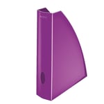Afbeelding van Leitz 52771062 WOW tijdschriftencassette | polystyreen | metallic paars | 6 cm | LEI52771062