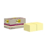 Afbeelding van 3M Post-It super sticky gerecycled | 47,6 x 47,6 mm | geel | 12 x 70 vel | 3M7100284576