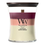 Afbeelding van WoodWick Trilogy Medium Hourglass geurkaars | Lush Nectar | 275 gram | WO1095NA4272