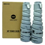 Afbeelding van Konica Minolta MT 302B (8936-404) toner cartridge zwart 2 stuks (origineel) | MIN302B