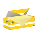 Afbeelding van 3M Post-it notes | 76 x 127 mm | geel | 24 x 100 vel | 3M7100317836