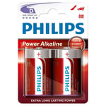 Afbeelding van Philips batterij Power Mono D | LR20 | 2 stuks | PHILR20P2B/10