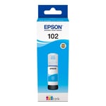 Afbeelding van Epson 102 inktfles cyaan (origineel) | EPS102C