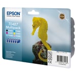 Afbeelding van Epson T0487 BK/C/M/Y/LC/LM serie (origineel) | EPSB-T0487