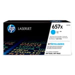 Afbeelding van HP CF471X nr. 657X toner cartridge cyaan hoge capaciteit (origineel) | HPCF471X