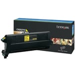 Afbeelding van Lexmark C9202YH toner cartridge geel (origineel) | LEXC9202YH