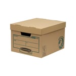 Afbeelding van Fellowes 4472401 Earth archief en transportdoos | A4 | karton | bruin | 10 stuks | FEL4472401