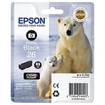 Afbeelding van Epson T2611 nr. 26 inktcartridge foto zwart (origineel) | EPST2611