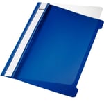 Afbeelding van Leitz 4197 snelhechter | A5 | pvc | blauw | tot 250 vel | 25 stuks | LEI41970035