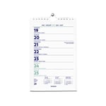 Afbeelding van Brepols Wire-O wand-weekkalender | met spiraal | 13,5 x 21 cm | 4-talig | 2027 | BRE1.850.9900.00.4.02027