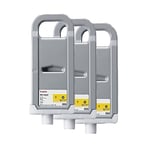 Afbeelding van Canon PFI-703Y inktcartridge geel hoge capaciteit 3 stuks (origineel) | CAN2966B003