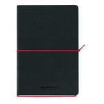 Afbeelding van Aurora 2396TESR Tesoro notitieboek | A5 | gelinieerd | 80 gr. | 96 vel | zwart/rood | AUR2396TESR