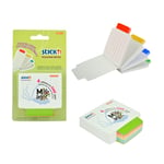 Afbeelding van Stick'n bladwijzers | gelinieerd | 70,2 x 70,2 mm | assorti | 100 vel | STI21559