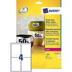Afbeelding van Avery Zweckform L4774-20 weerbestendige etiketten | 99,1 mm x 139 mm | 80 etiketten | AVEL4774-20