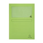 Afbeelding van Exacompta 50107E venstermap | A4 | groen | 100 stuks | EXA50107E