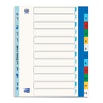 Afbeelding van Oxford A4 index XL | plastic | 1-12 | 11-gaats | OXF100204813