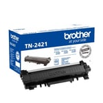 Afbeelding van Brother TN-2421 toner zwart hoge capaciteit (origineel) | BROTN-2421