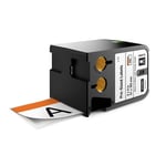 Afbeelding van DYMO 1868713 XTL voorgesneden veiligheidslabels met oranje header 51mm x 102mm (origineel) | DYM1868713