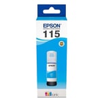 Afbeelding van Epson 115 inktfles cyaan (origineel) | EPSC13T07D24A