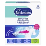 Afbeelding van Dr. Beckmann Waszakjes | Superwit Textiel | 4 x 40 gram | QC-DR-SD05283