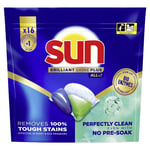 Afbeelding van Sun Brilliant Shine Plus All-in-1 Vaatwascapsules | 16 stuks | SU178NA4302