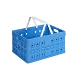 Afbeelding van Sunware Square vouwkrat | blauw | kunststof | 32 liter | SUN57101611