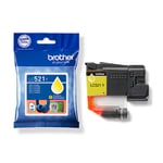 Afbeelding van Brother LC-521Y inktcartridge geel (origineel) | BROLC-521Y