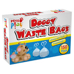 Afbeelding van Pets Play Geparfumeerde Hondenpoepzakjes | met pootjesprint | 150 stuks | QC-PET-01055