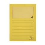 Afbeelding van Exacompta 50109E venstermap | A4 | geel | 100 stuks | EXA50109E