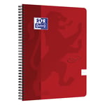 Afbeelding van Oxford Touch spiraalblok | A4 | gelinieerd | rood | 70 vel | OXF400103995
