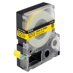 Afbeelding van Epson LC-4YBP9 tape zwart op pastel geel 12 mm (9m) | EPSC53S625403