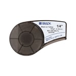 Afbeelding van Brady M21-250-595-YL tape vinyl | zwart op geel | 6,35mm x 6,40m | BRAM21-250-595-YL