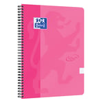 Afbeelding van Oxford Touch spiraalblok | A4 | geruit | roze | 70 vel | OXF400118802