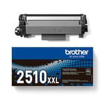 Afbeelding van Brother TN-2510XXL toner cartridge zwart extra hoge capaciteit (origineel) | BROTN-2510XXL