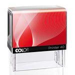 Afbeelding van Colop printer 40 tekststempel personaliseerbaar | zwart | COL58084