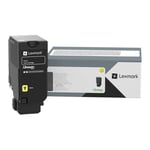 Afbeelding van Lexmark 24B7513 toner cartridge geel (origineel) | LEX24B7513