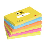 Afbeelding van 3M Post-it notes | 76  x 127 mm | Energetic Colours | 6 x 100 vel | 3M7100172314